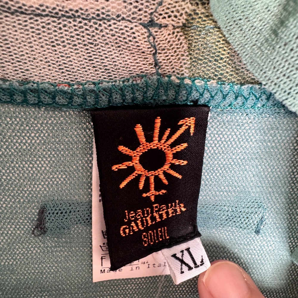 Jean Paul Gaultier Soleil Sheer Vintage Cardigan - Picture 8 of 14